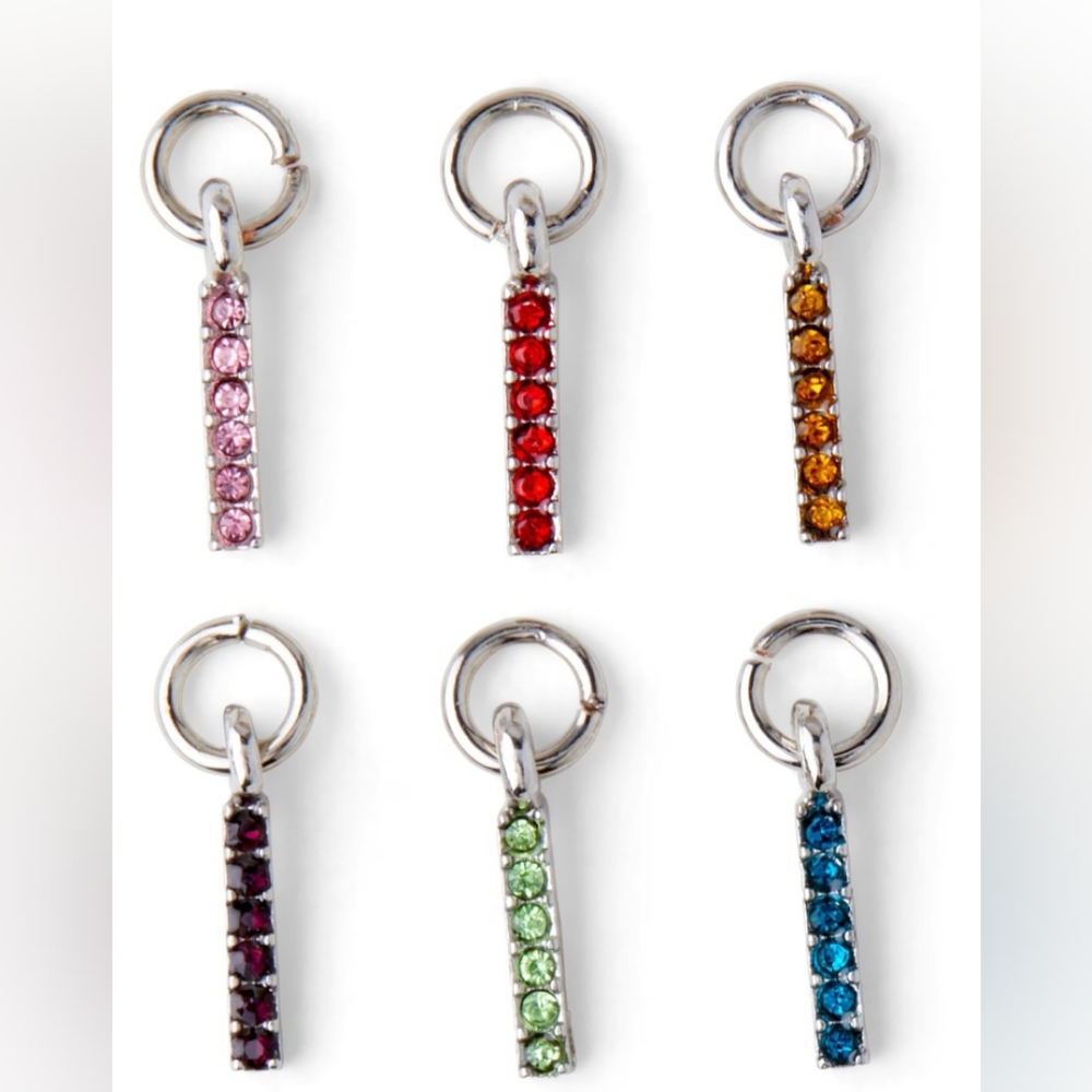22ct Multicolor Rhinestone Charms by hildie & jo NWT - Picture 4 of 4